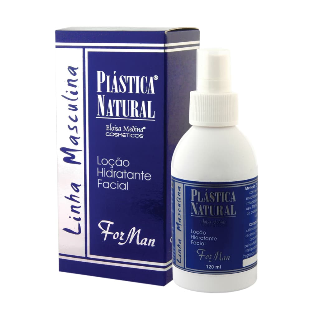 Plastica Natural Eloisa Medina loção masculina rejuvenescedora facial - Original - 120ml