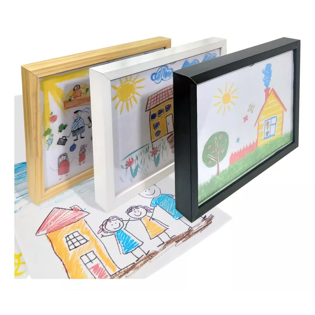 Quadro Para Guardar Desenhos Crianças Infantil Tamanho A4