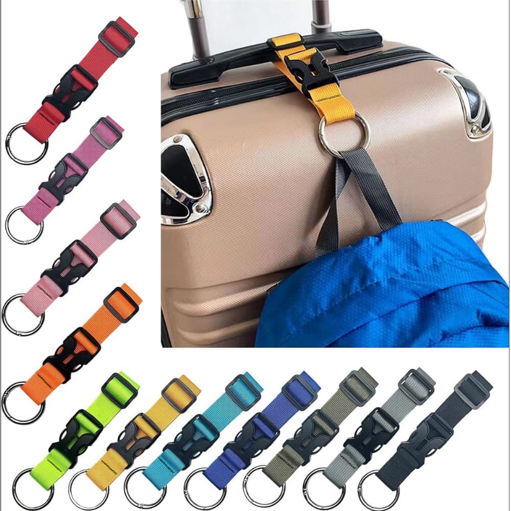 Conector Mochila de Bagagem Alça Cinta Argola Correia Viagem Bolsas Pasta Sholder Bag