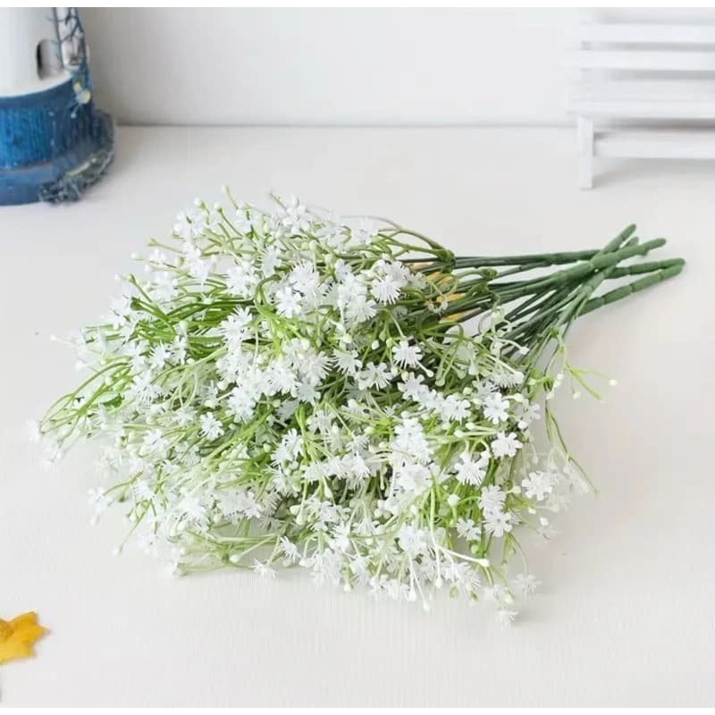 Buquê de Mosquitinho/Sempre Viva artificial com 5 galhos - YX800220