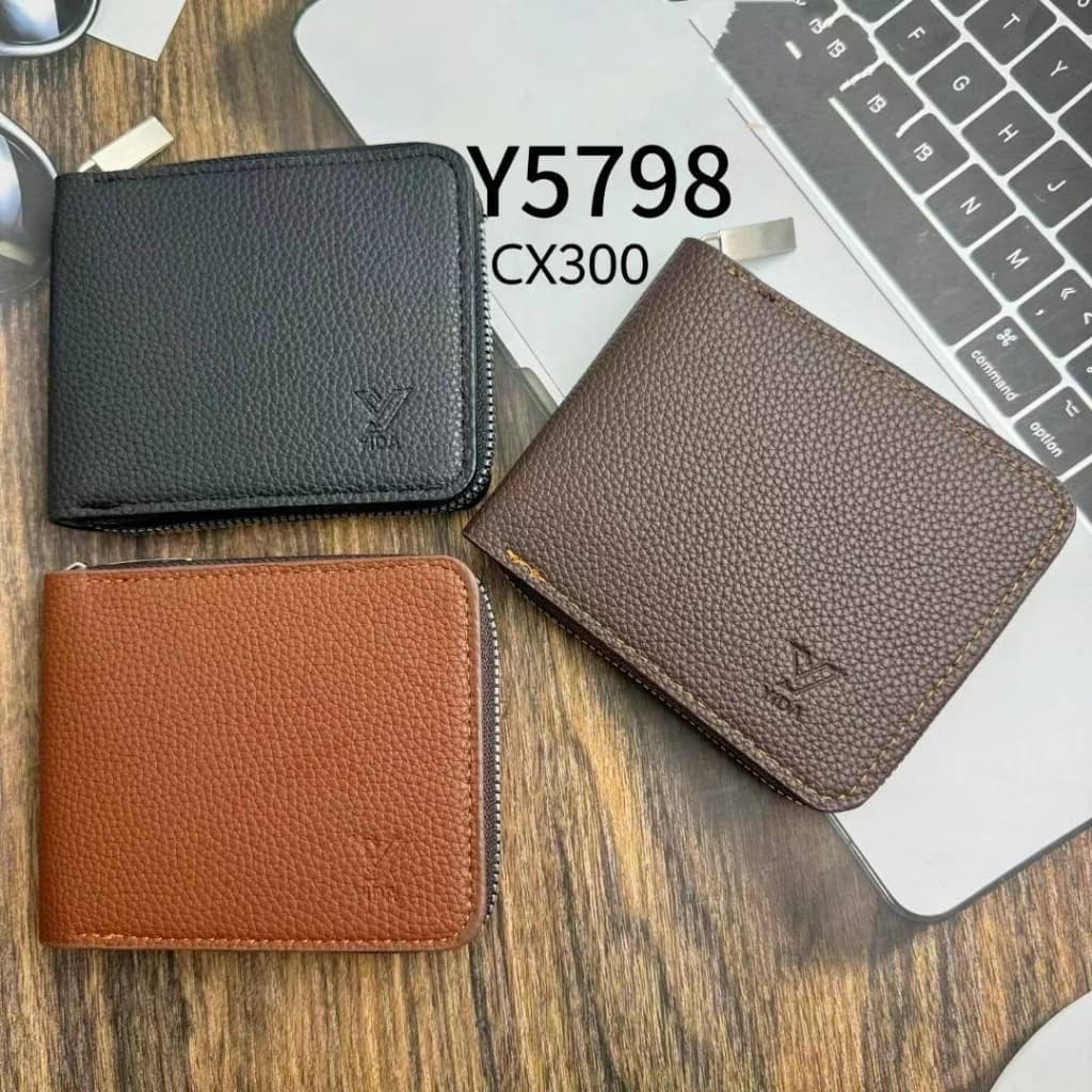 Carteira Masculina Porta Cartão Fechamento c/ Botão