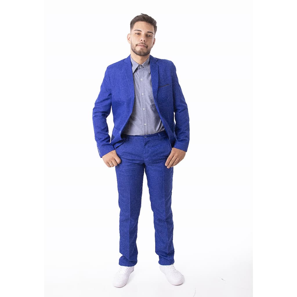 Blazer + Calça Slim Masculino Original ( Varias Cores + Envio imediato ) Paleto+calça!!