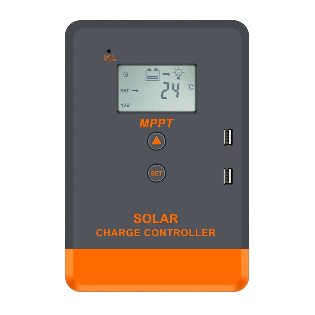 controlador de carga solar mppt 20A 30A 40A 60A 80A (MPPT REAL)