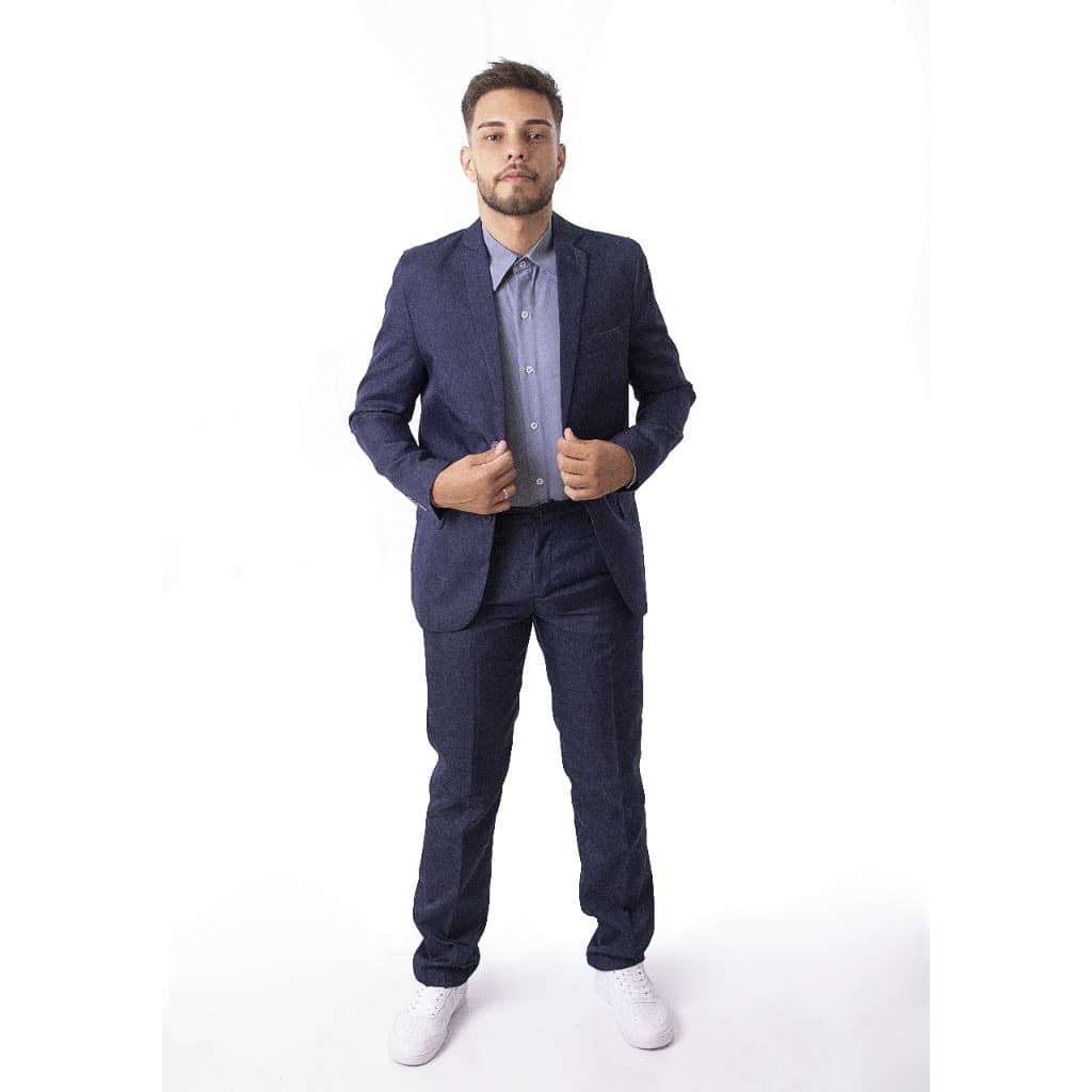 Conjunto Masculino Oxford Terno Alta Qualidade De Luxo Excelente Caimento Original