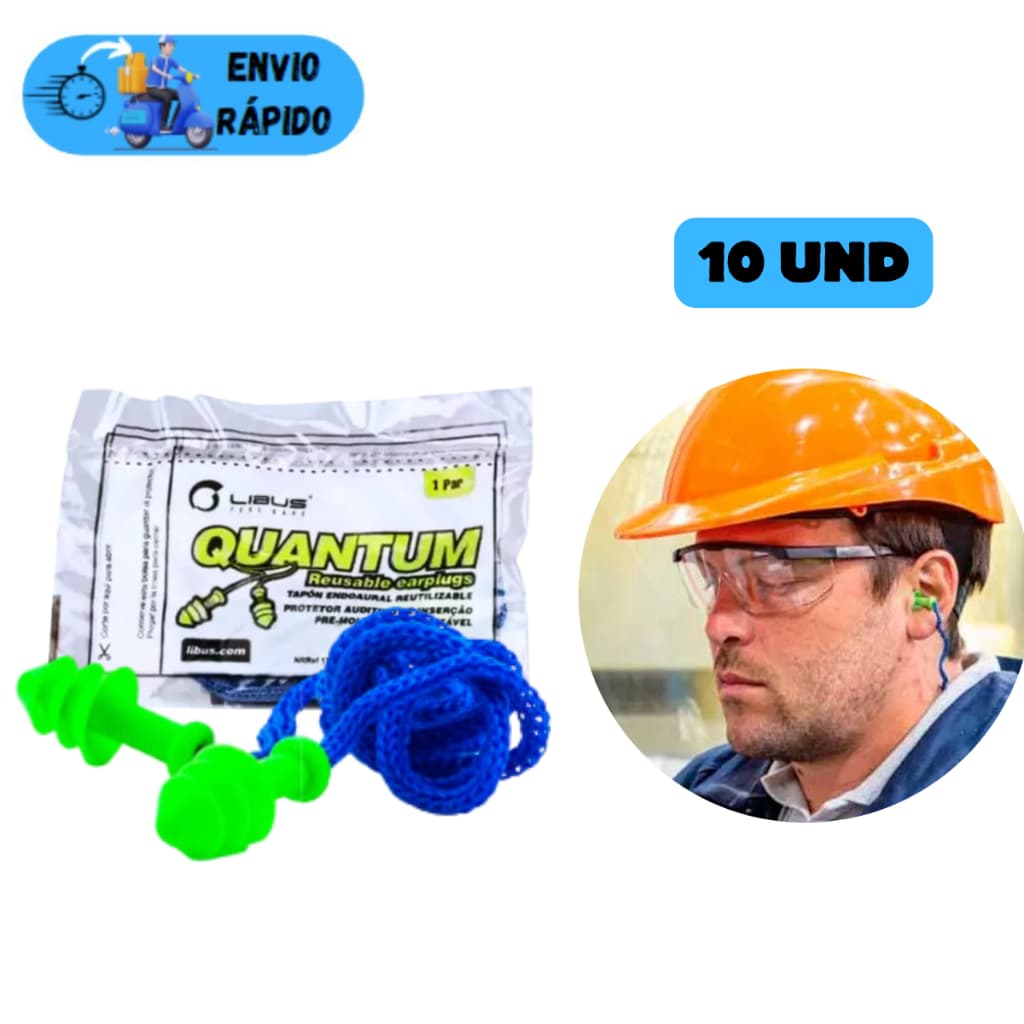 KIT 10 PROTETOR AURICULAR ABAFADOR PARA OUVIDO 14 DB RUÍDOS PARA DORMIR SONS ALTOS SILICONE CA