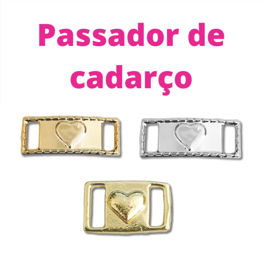 Enfeites ABS – Passadores de Cadarço - 10 Unidades