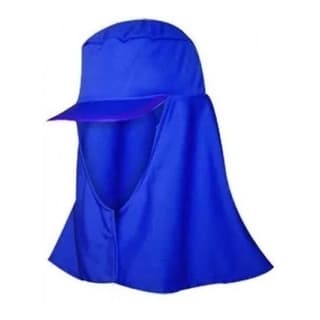 Touca boné árabe helanca azul