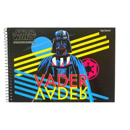 CADERNO DE DESENHO E CARTOGRAFIA STAR WARS (80 FOLHAS JANDAIA)