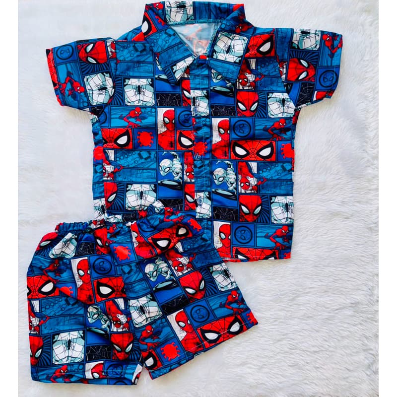 Mauricinho Conjunto Temático Homem Aranha Menino Festa