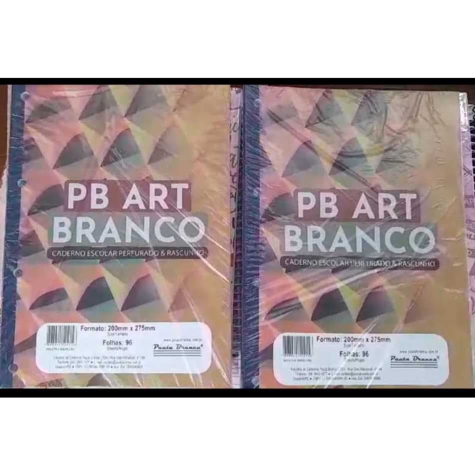 KIT 1 e 2 PACOTES Folhas p/ Fichário96 Folhas Branca e Colorida 4 Furos Tamanho Grande A4