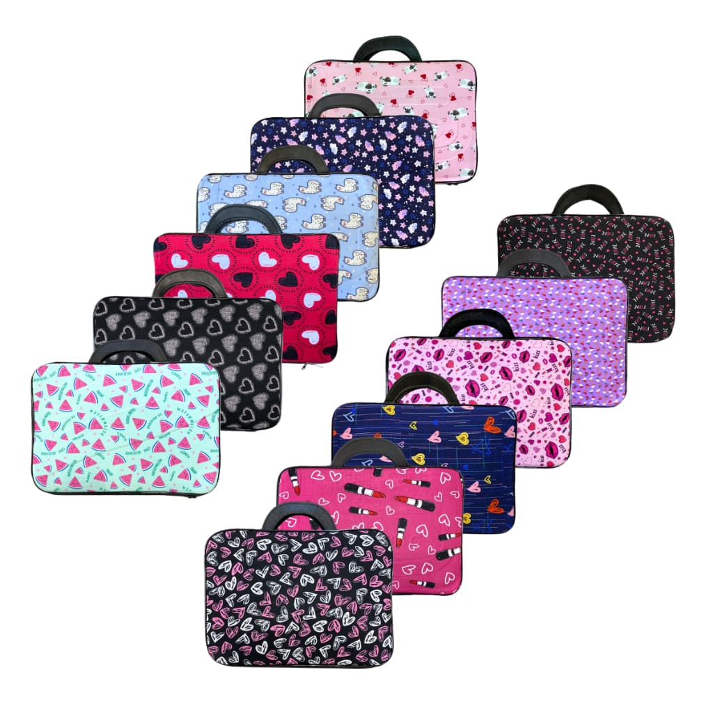 Capa Case Maleta Pasta Para Notebook 15,6'' Diversas Estampas