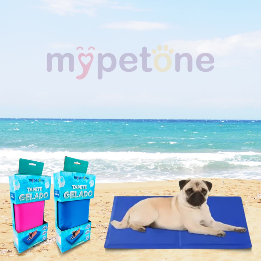 Tapete Gelado Médio e Grande Mypetone - Azul e Rosa