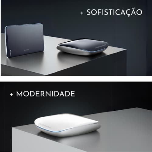 Hub Central De Automação Zigbee 3.0 Cabeado Rj45 Mesh Tuya Branco