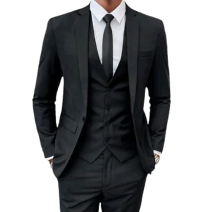 Terno Oxford Slim Masculino - Calça+Paletó+Colete+Barato