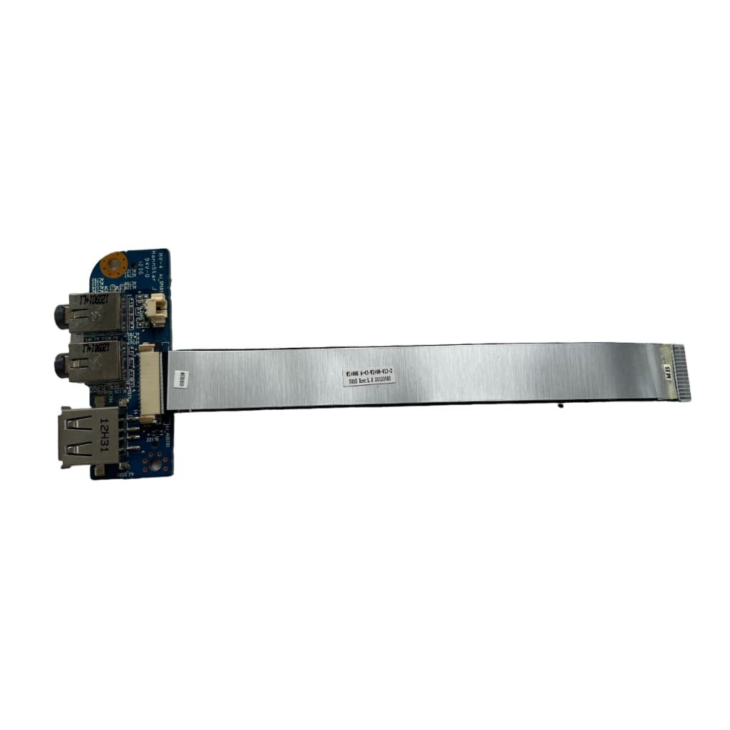 Placa de audio som + usb Notebook Itautec Infoway W7520 w7420 Megaware Meganote Kripton