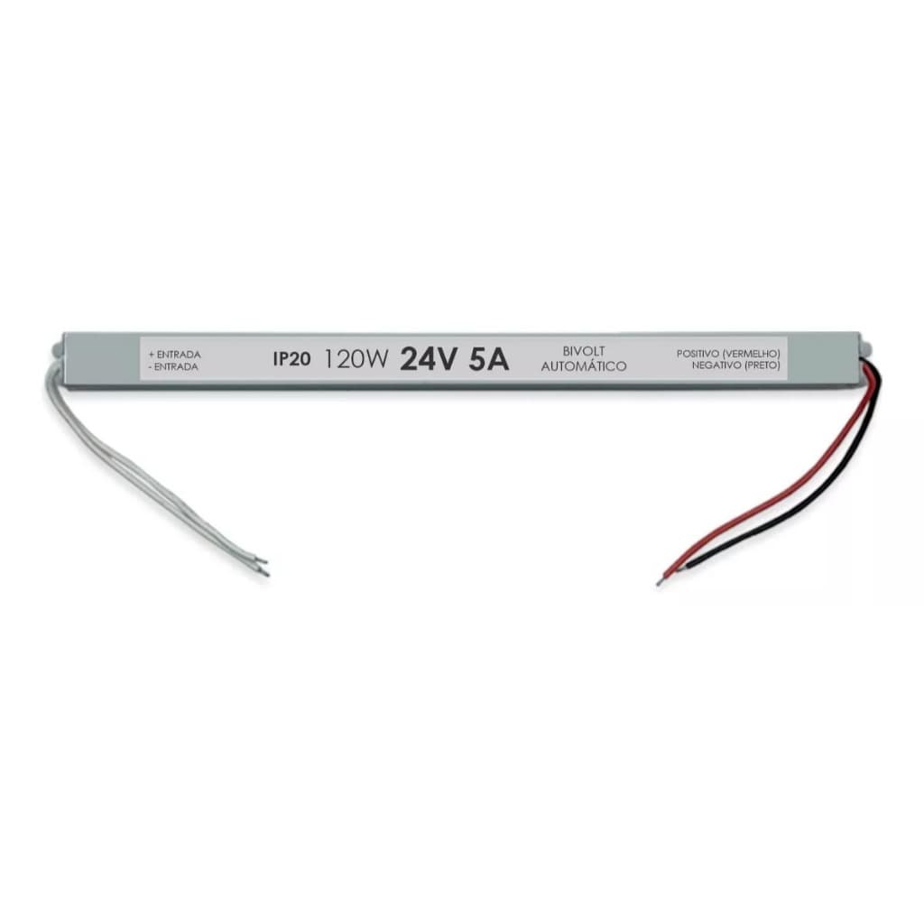 Fonte Driver Slim 24v 120w 5a