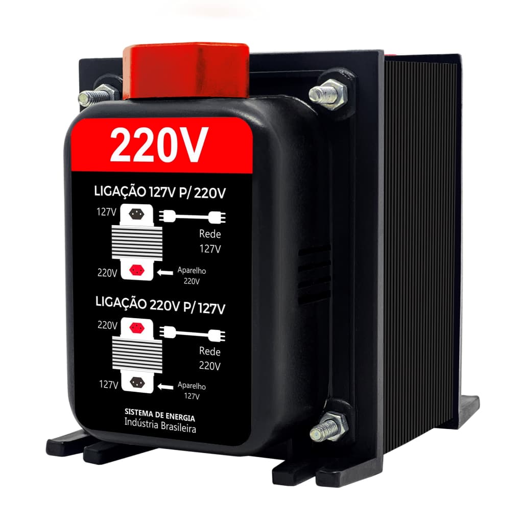 Auto Transformador 3000va para Ar Condicionado 9000 Btus 127v para 220v e 220v para 127v.