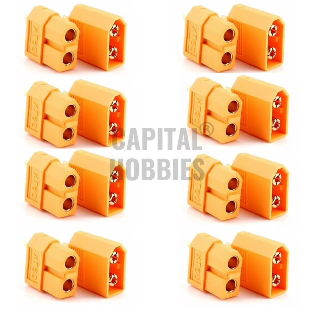 Plug Conector Xt60 amarelo Macho/Fêmea kit com 8, 4 ou 2  PARES aeromodelo RC projeto eletrônica arduino