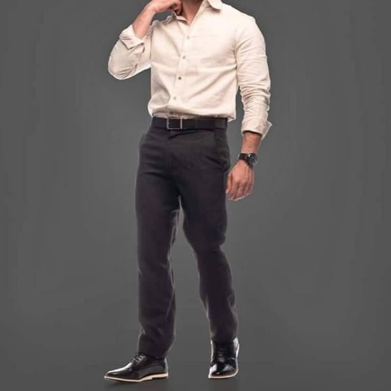 Calça Social Oxford Masculina Calça para Terno