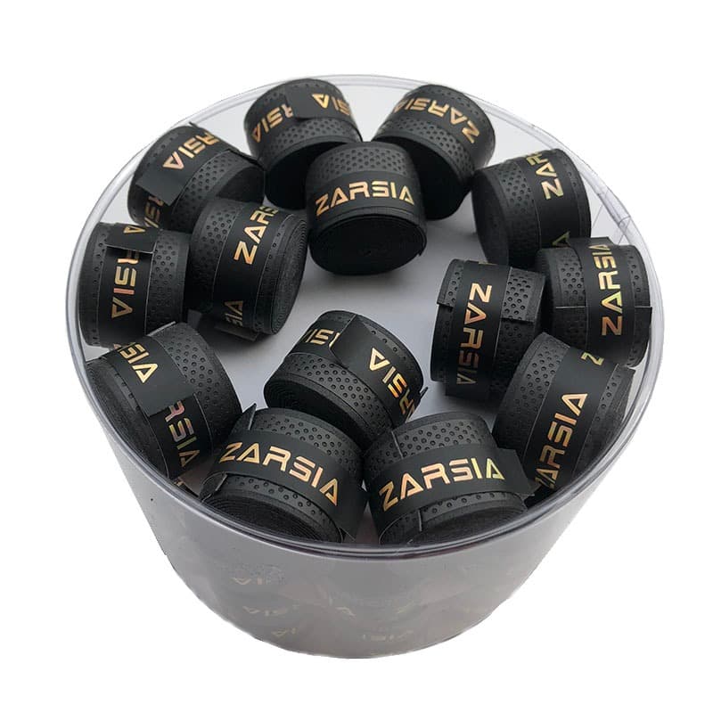 Kit 5 Overgrip Pegajoso Fita Grip Raquete Tenis Beach Tennis Preto