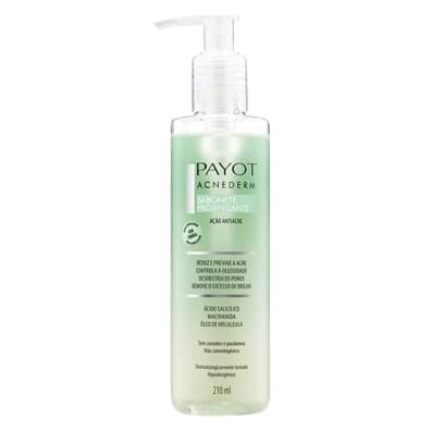 Sabonete Líquido Higienizante Facial Acnederm Payot 210ml