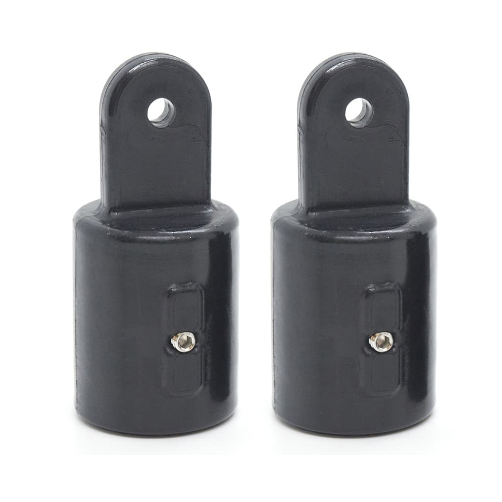 Kit 2 Ponteiras de Nylon Peças Suporte P/ Capota Náutica Barco Lancha Promo