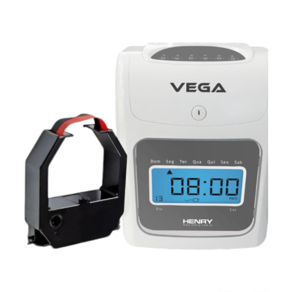 Kit 2 Fita De Impressão para Relogio de Ponto Henry Vega e Relógio Trix