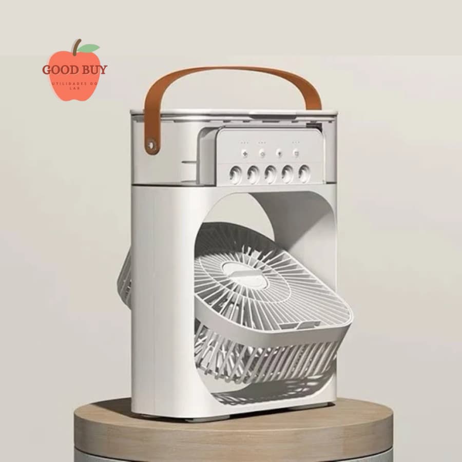 Mini umidificador Ventilador Portatil Pequeno Carregável USB Potente Turbo Silencioso Mesa