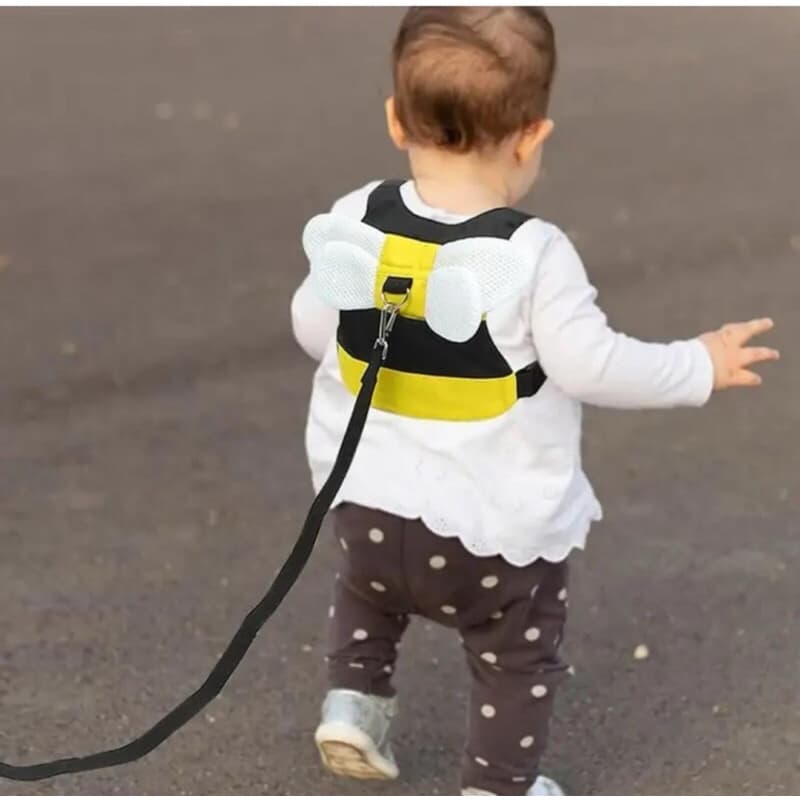 Coleira de Segurança para Crianças no Formato de Abelhinha e Morceguinha