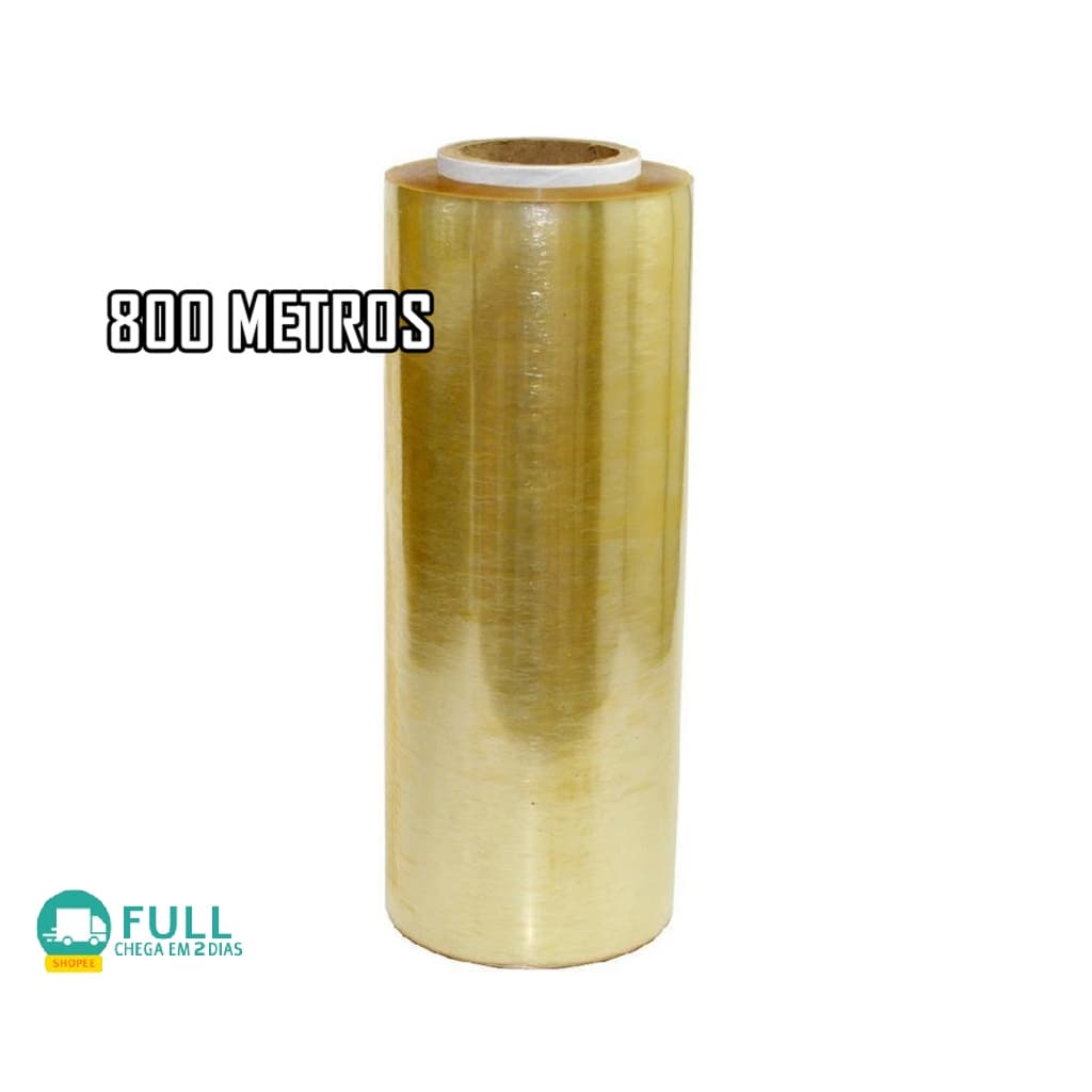 Rolo Plastico Filme Pvc Esticavel Resistente 28cm x 800m