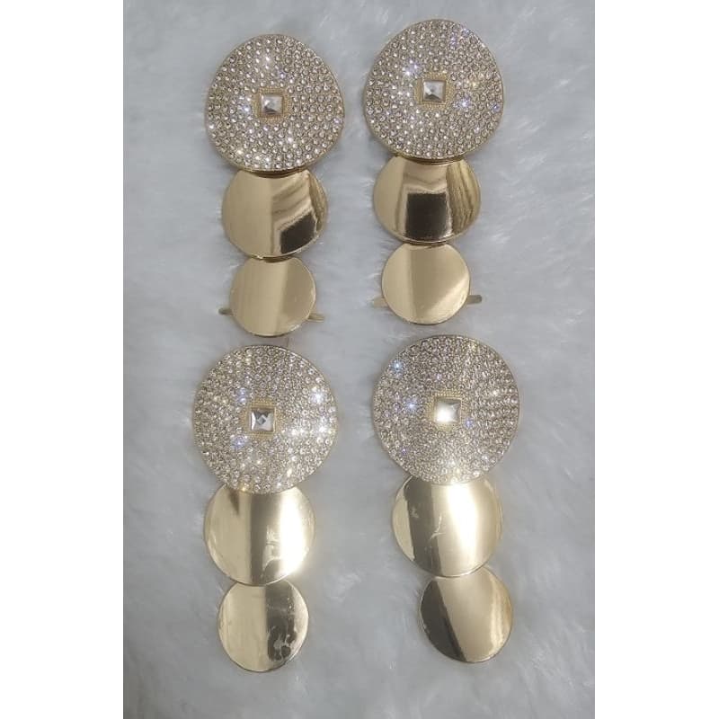 cabedal lateral esfera dourado vendido por (par)