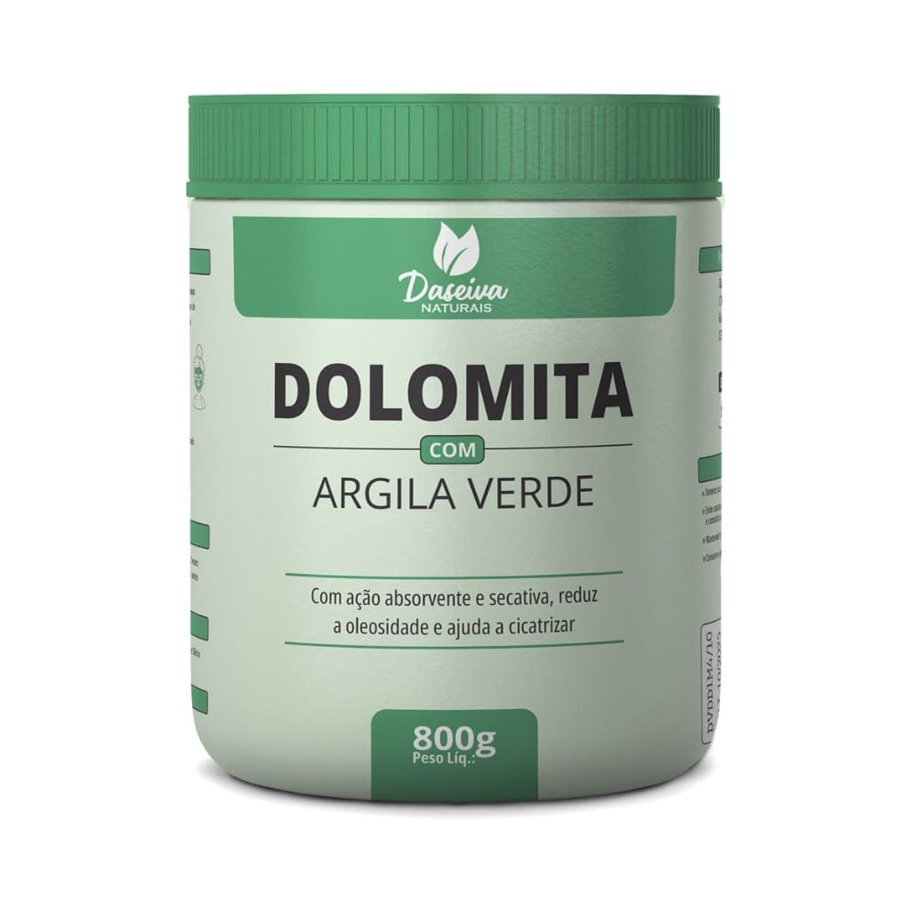 Dolomita com Argila Verde (Antiacne) 800g