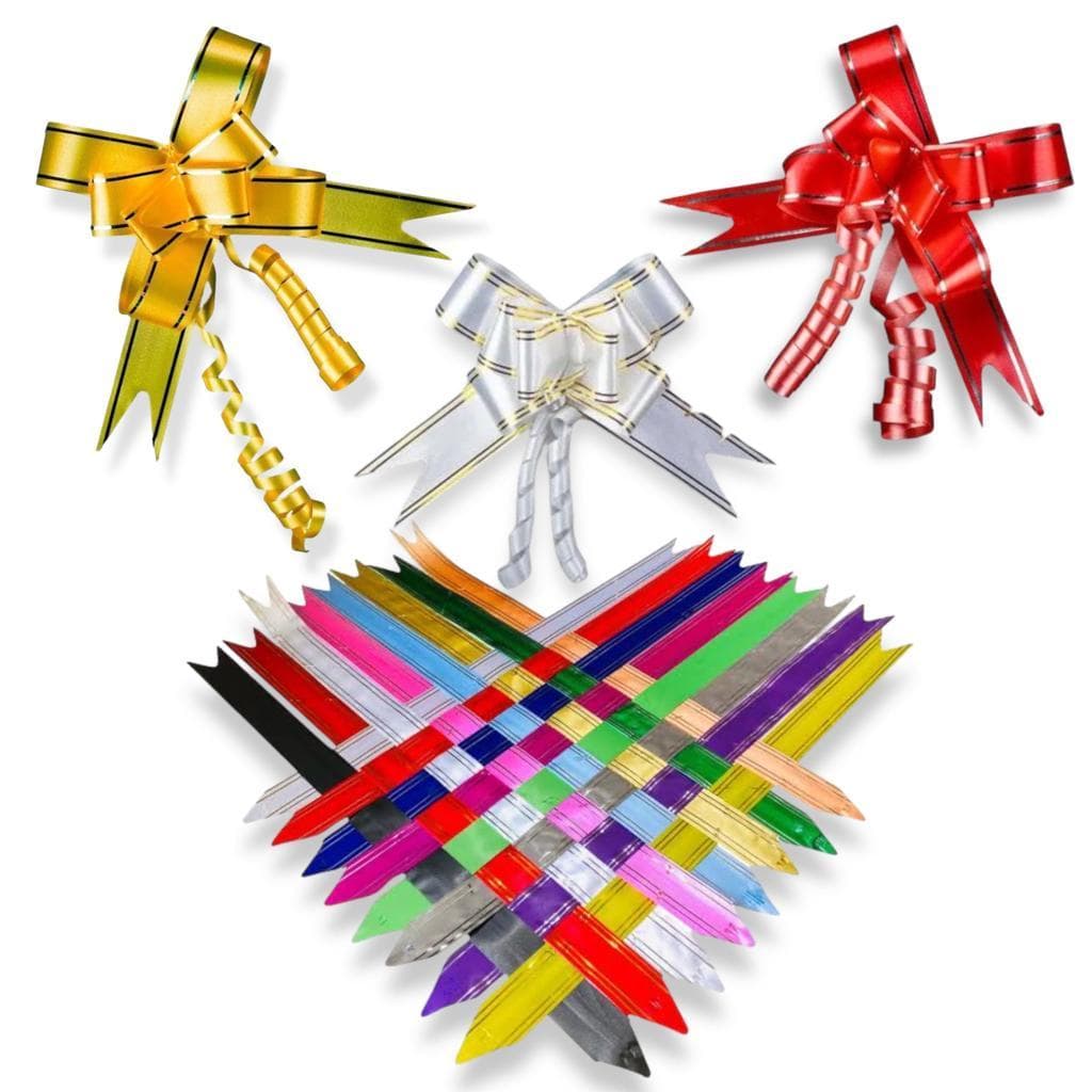 KIT 500 Laço Fácil Mágico Gravata Para Presente 18x35cm 100/200/300/500 unidades