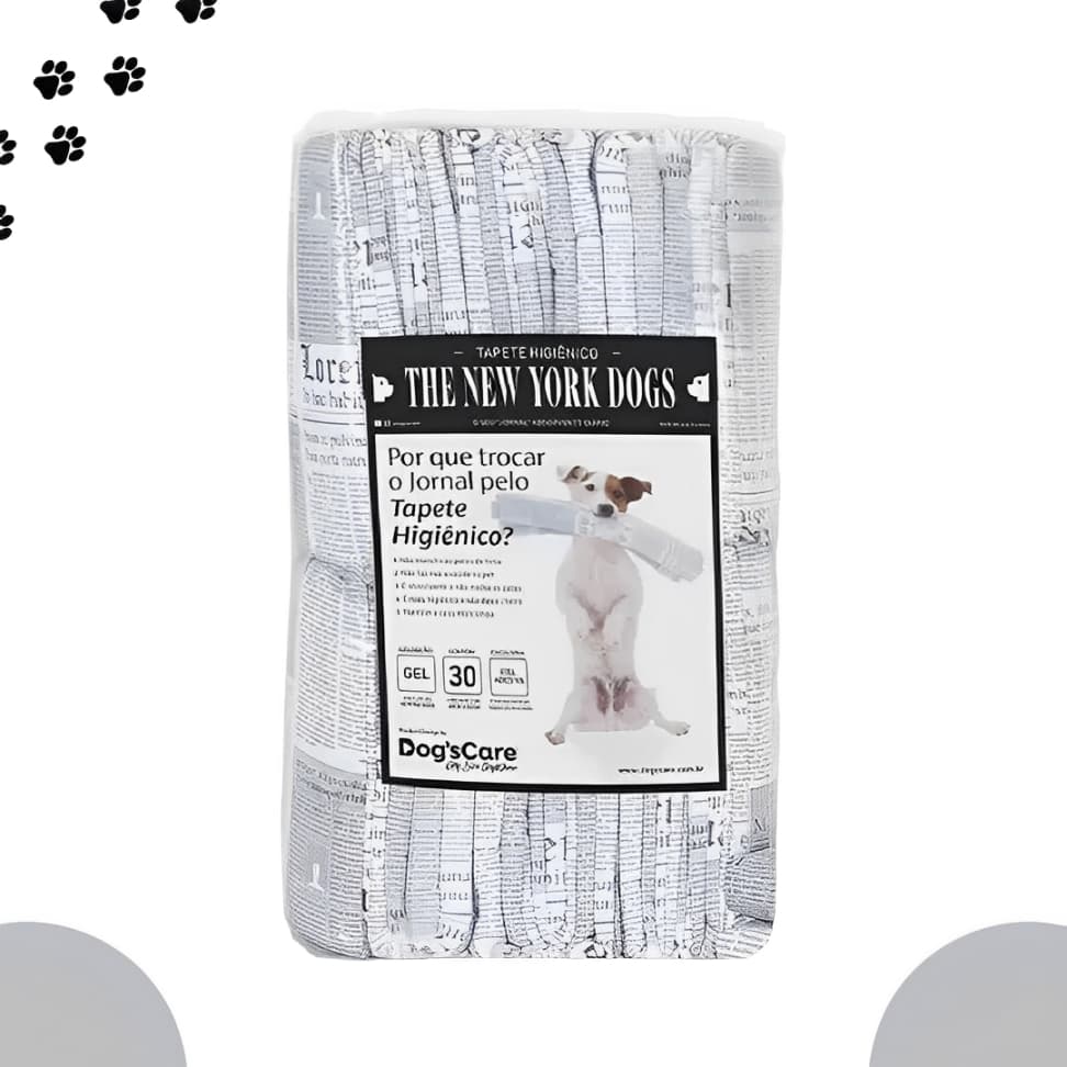 Tapete Higiênico DogsCare para Cachorro 80x60cm 30 Unidades Pet