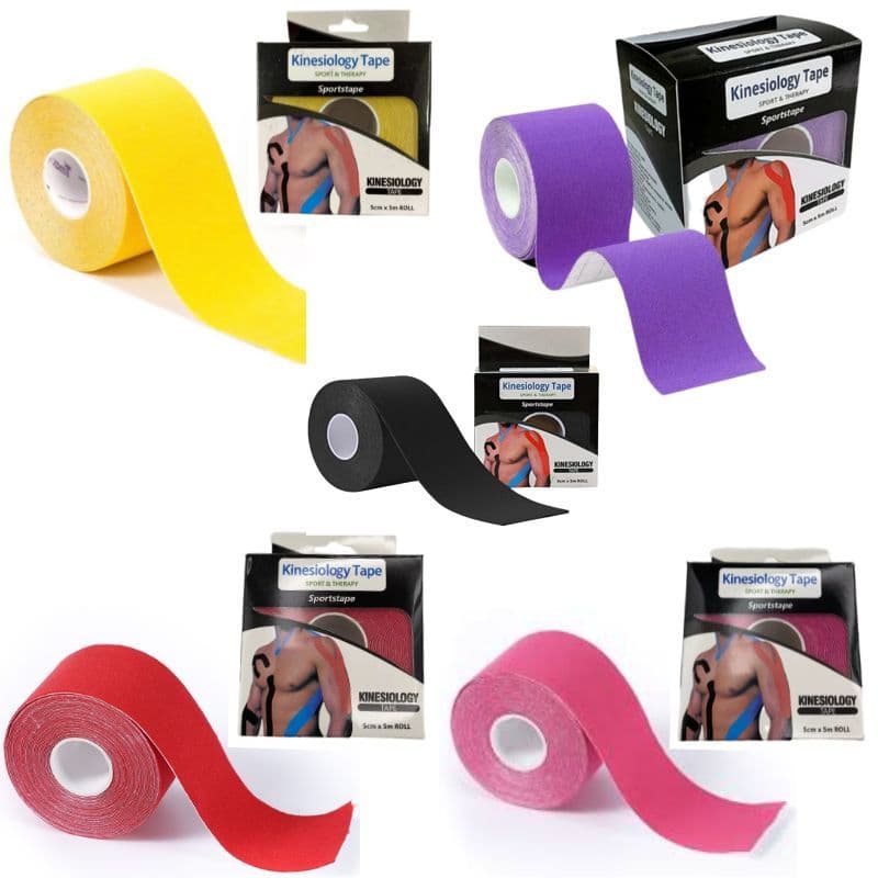 Kinesiology Fita Bandagem Elástica Kinesio Tape 5m X 5cm