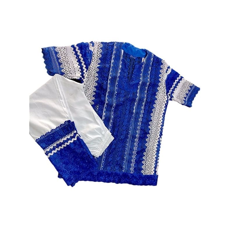 Conjunto Masculino Entremeios Super Luxo Umbanda E Candomblé