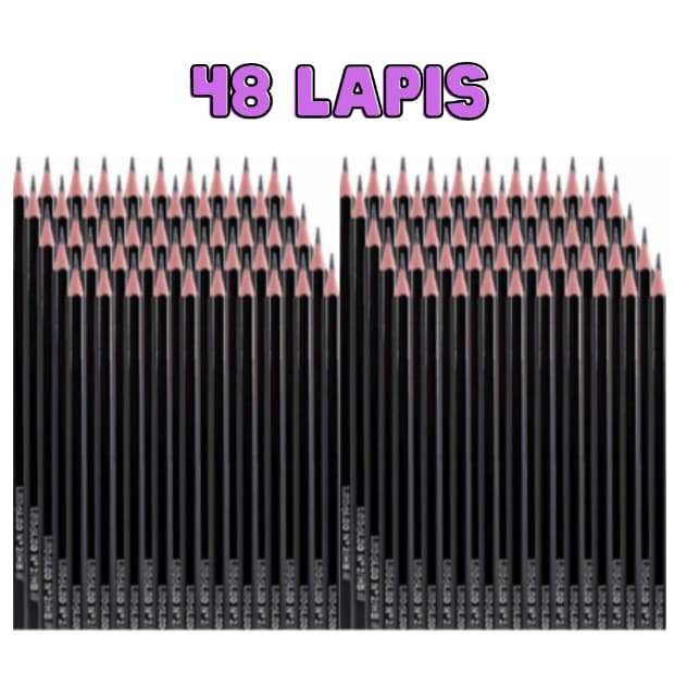 Lápis Preto Leo & Leo Hb N2 C/48 Unidades kit 48 Lápis preto N:2 leoleo