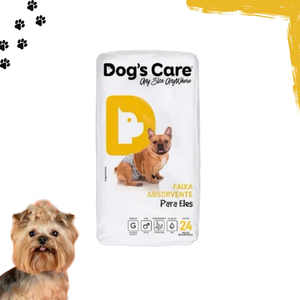 Fralda Dogs Care macho g 144
