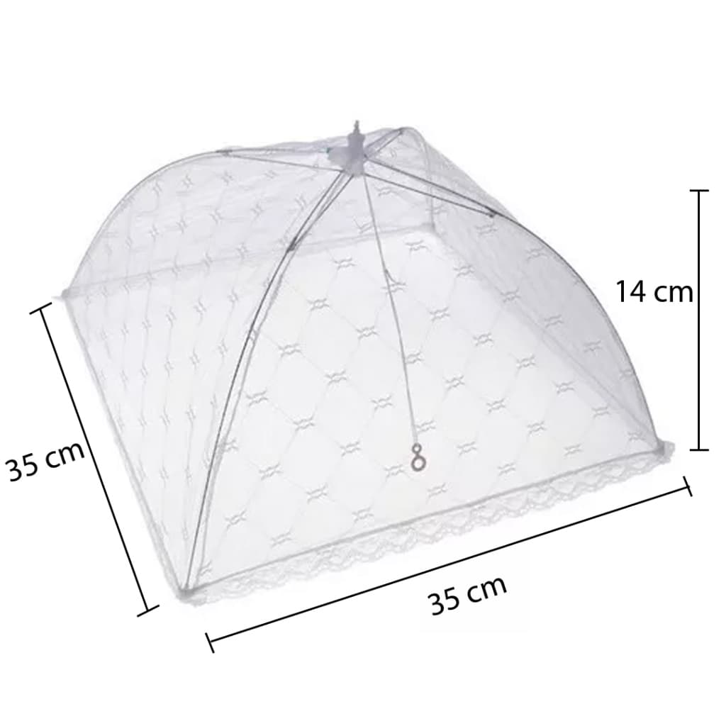 Tela De Tule Mosquiteiro Protetor De Alimentos Comida