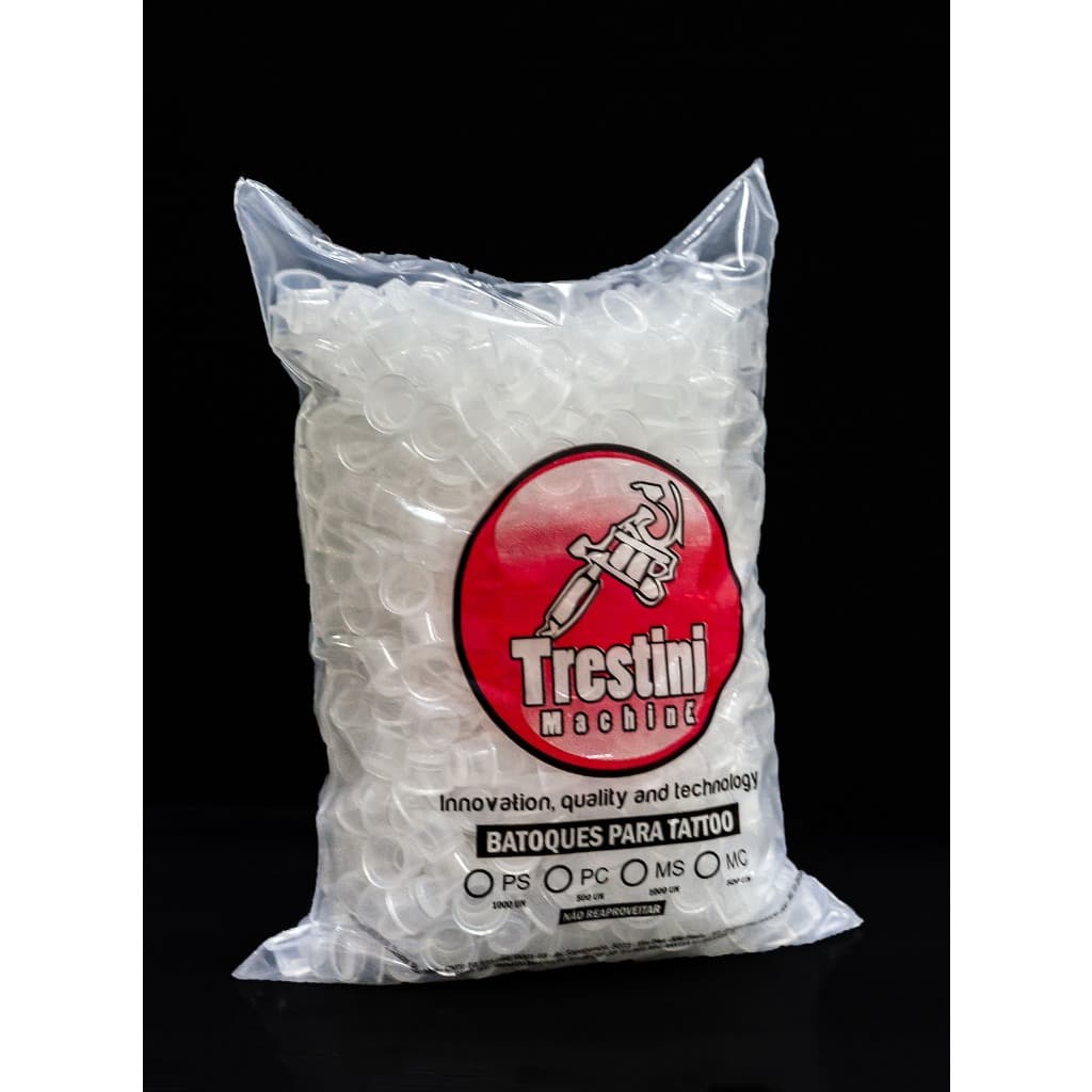 BATOQUE SACO 500un. Tamanho Médio capacidade 1ml