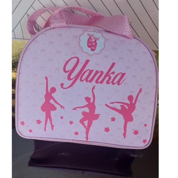 Bolsa ballet infantil (envie  nome da criança no chat) ENVIADO EM ATE 15 DIAS ÚTEIS