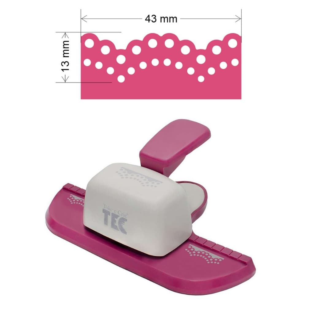 Furador Scrapbook Borda Contínua - Doily - Toke e Crie