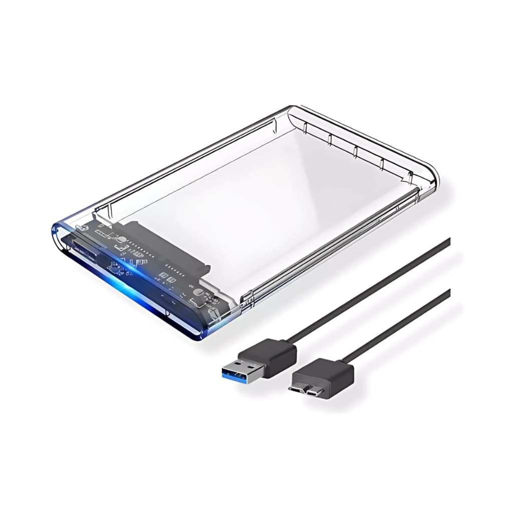 Case HD Externo SSD SATA 2,5" USB Proteção Alta Performance