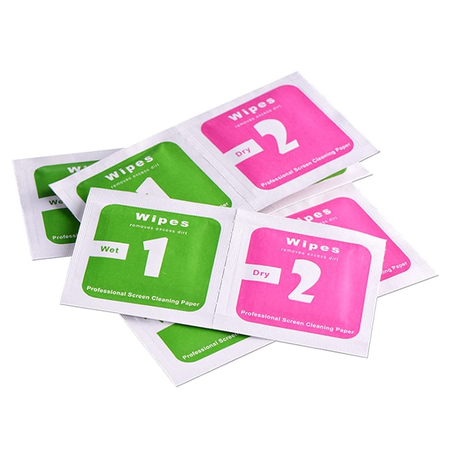 KIT 10 20 30 Pacote de Álcool Desinfecção de Tela de Celular Pano de Limpeza Especial Portátil
