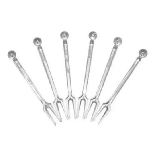 Espetinho de Plastico Descartavel Para Frios Cristal C/130un