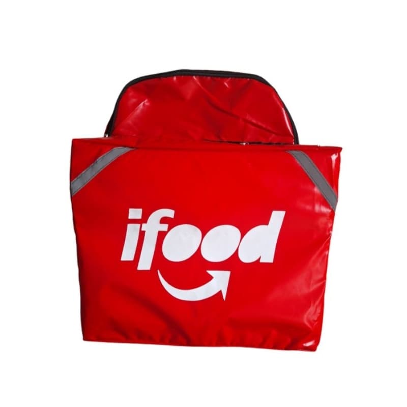 Bag ifood 100% lona Impermeável 45 litros com isopor