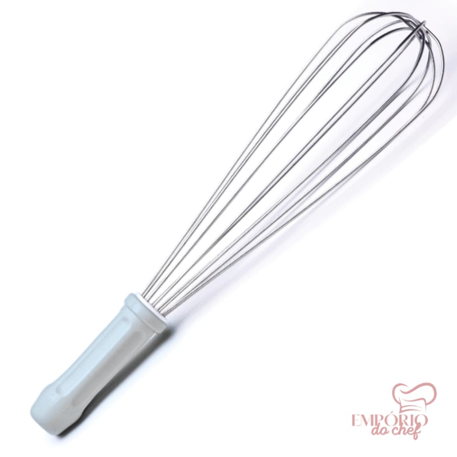 Batedor Resistente Tipo Pêra / Fouet / Batedor De Ovos / Ganache / Molhos / Chantilly / Cremes - 30 cm
