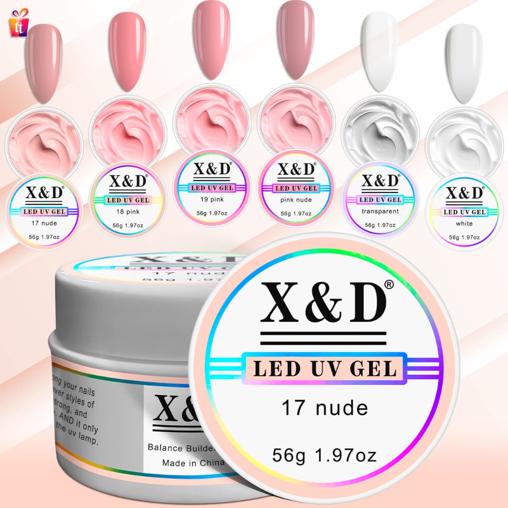 Gel X&D 56g Para Unhas Gel fibra XED XD Profissional Alongamento De Unha