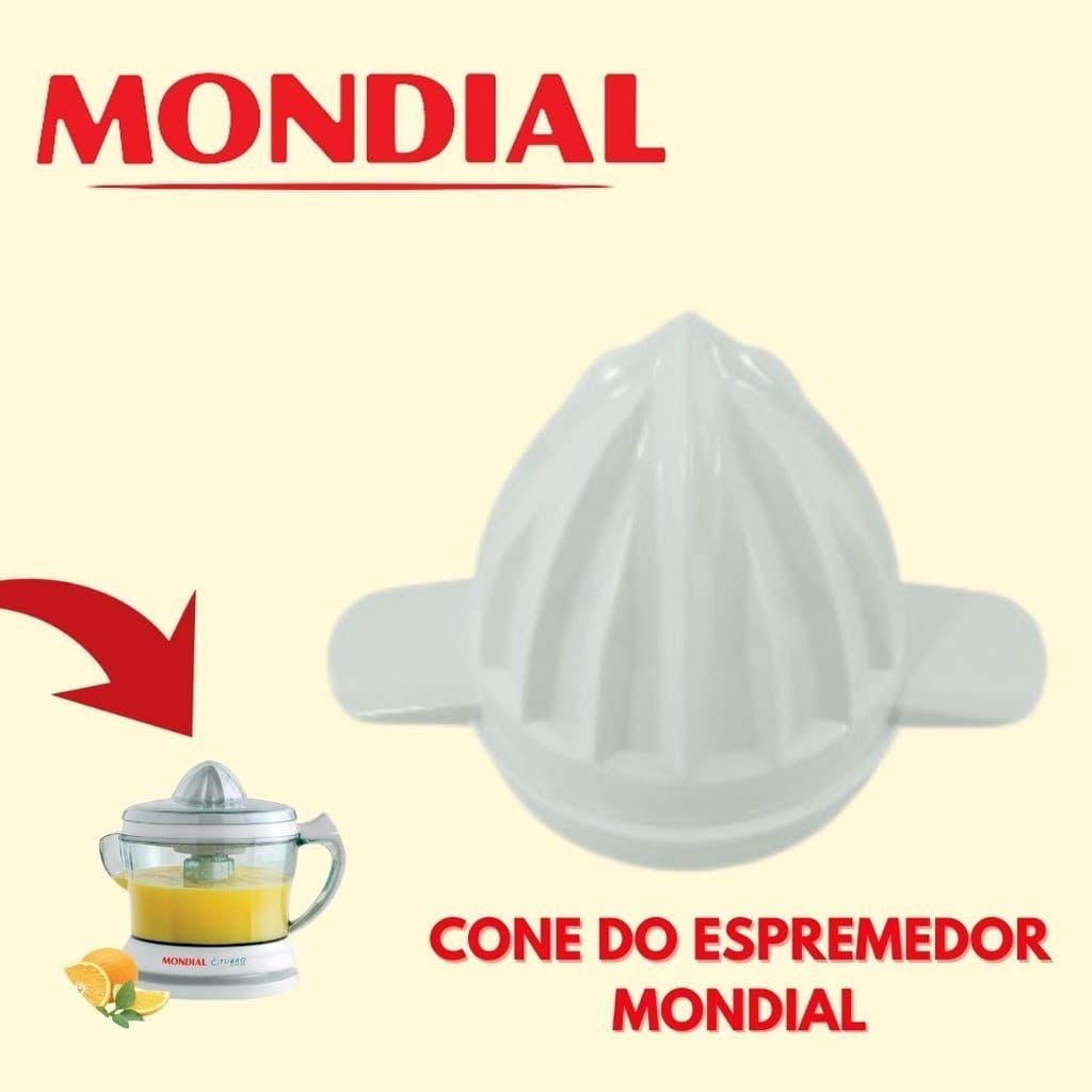 Cone Para Espremedor de laranja Mondial Turbo Branco