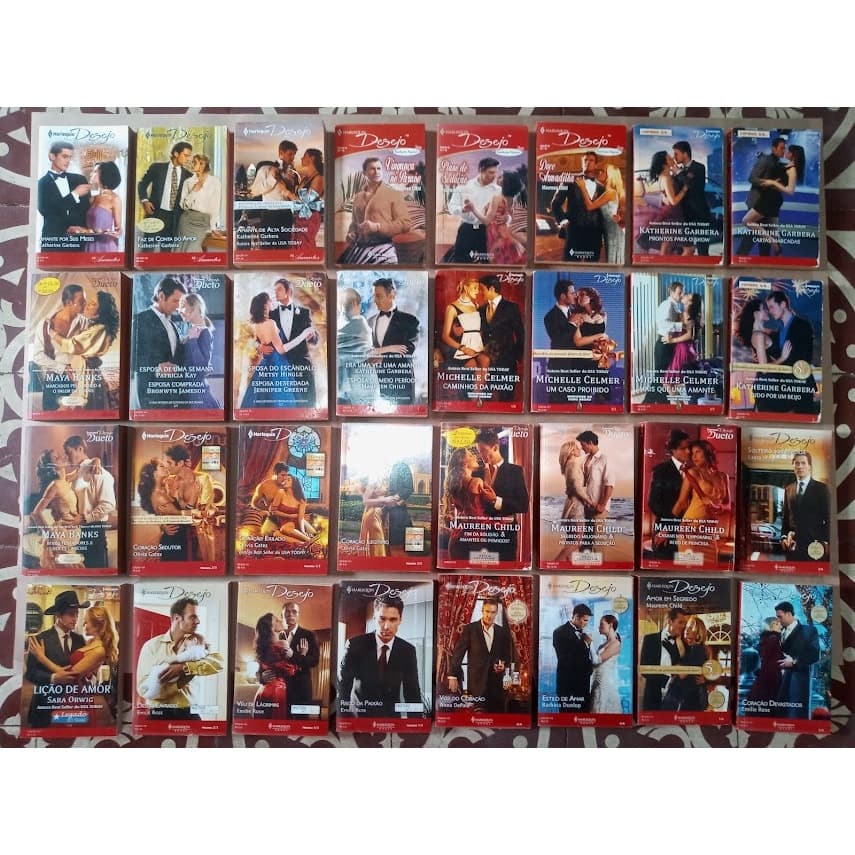 Coleção Desejo - Series Completas - Editora Harlequin (Romances de Banca)